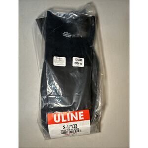 ULINE S-17133 BLACK KNIGHT PVC GLOVES 14", NEW